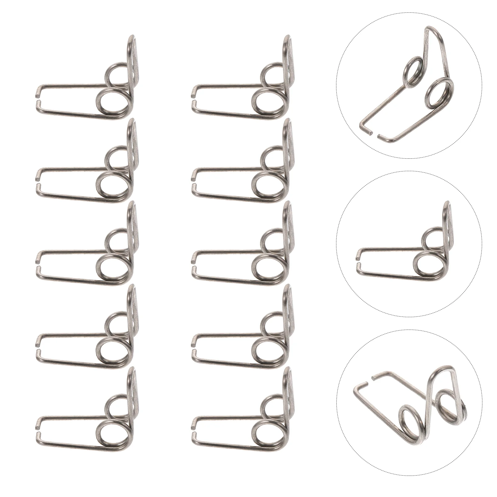 

10 Pcs Water Key Spring Instruments Trumpet Watergate Springs Set Components Draining Replacements Iron Clique Mountings Knit