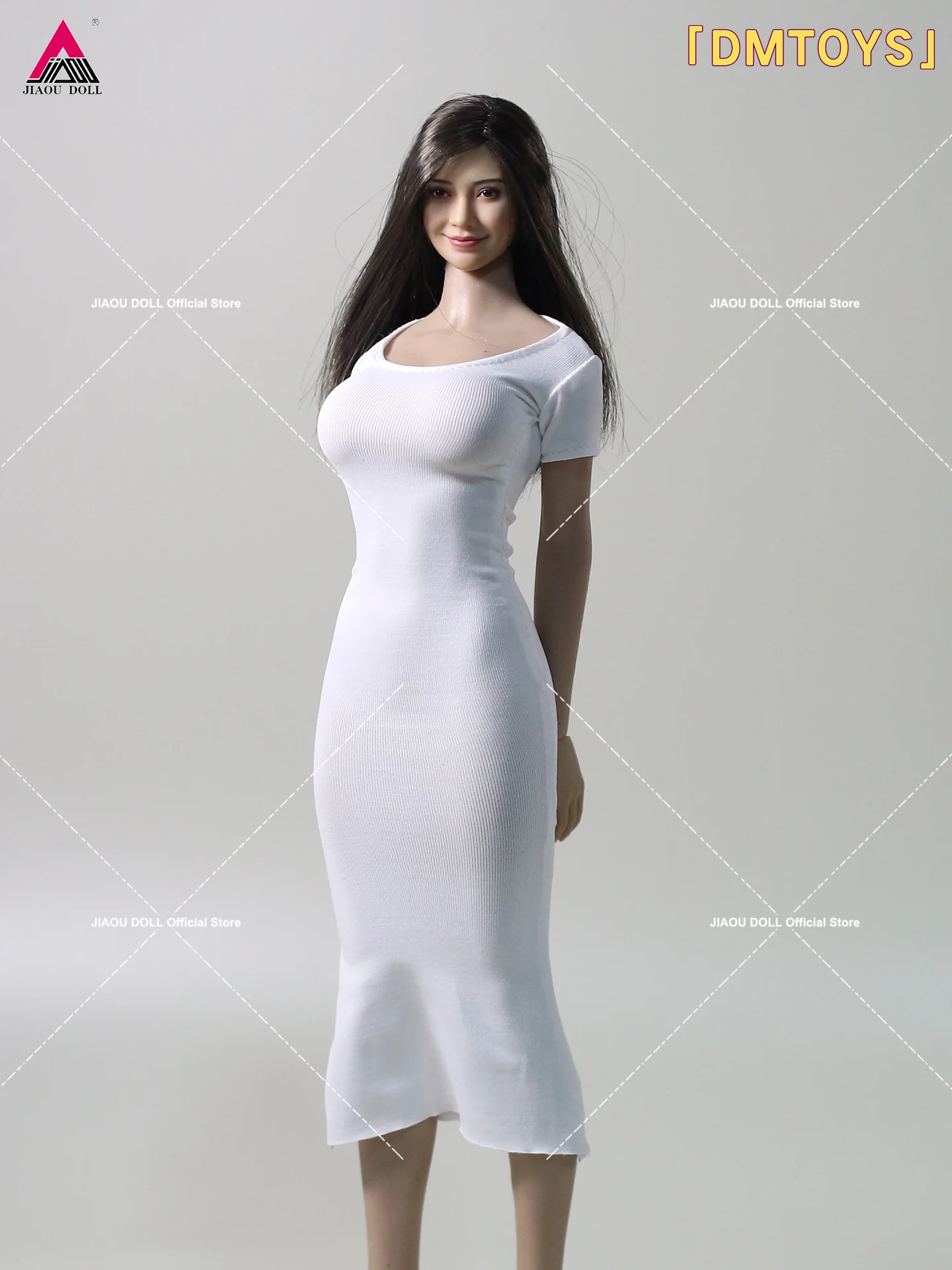 DMTOYS DF092 1/6 Skala Weibliche Enge Hüfte Gewickelt Fischschwanz Kleid Elegante Kleidung Modell Fit 12'' Soldat Action figur Körper Puppe