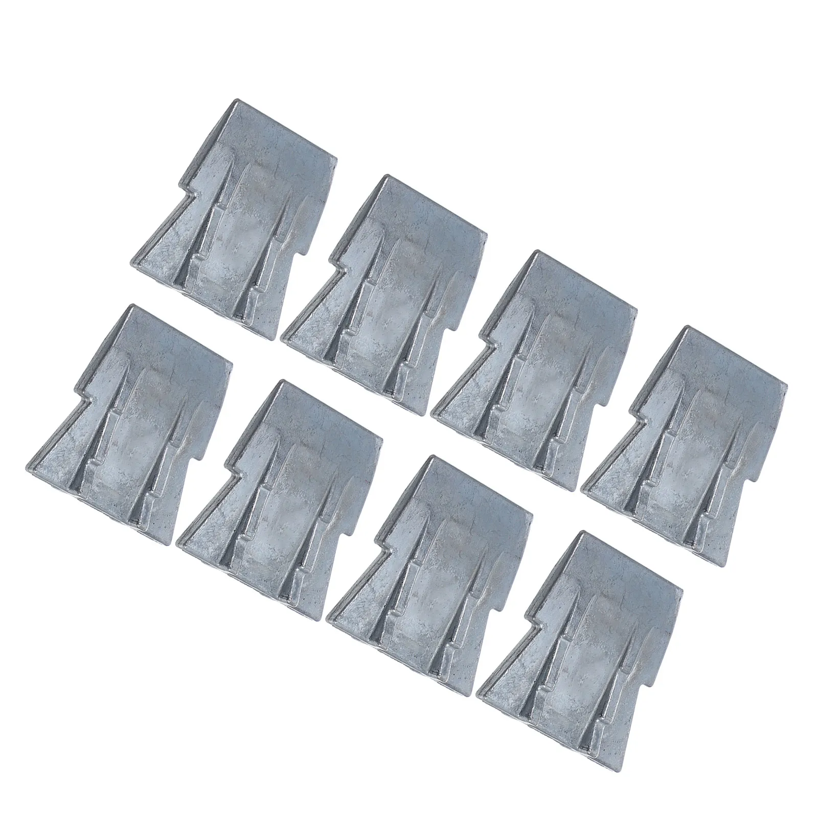 8Pcs Farm Tool Securing Wedge Heavy Duty Metal Handle Wedges for Agricultural Equipment Fixing Reinforcement and Tool