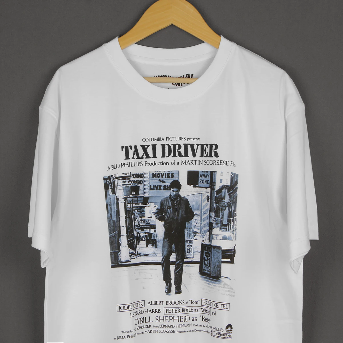 Taxi Driver T-Shirt Robert De Niro Movie Raging Bull Natural Born Killers Summer Cotton Men Tee T Shirt