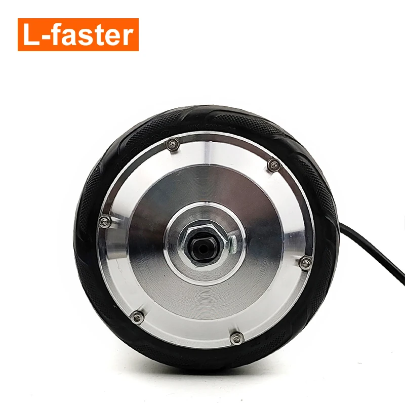 Roda do motor do cubo do carrilhão do scooter de 6,5 polegadas 350W com carro elétrico dos pneus do núcleo sólido