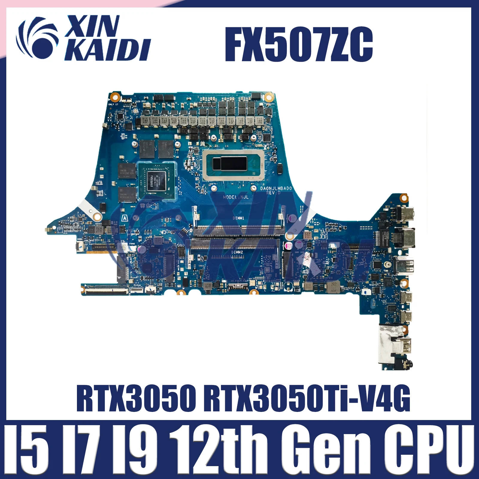 FX507ZC Mainboard For ASUS FX707ZC FX507ZE FX707ZE FX517ZC FX517ZE TUF507Z TUF517Z FX507Z FX517Z Laptop Motherboard V4G