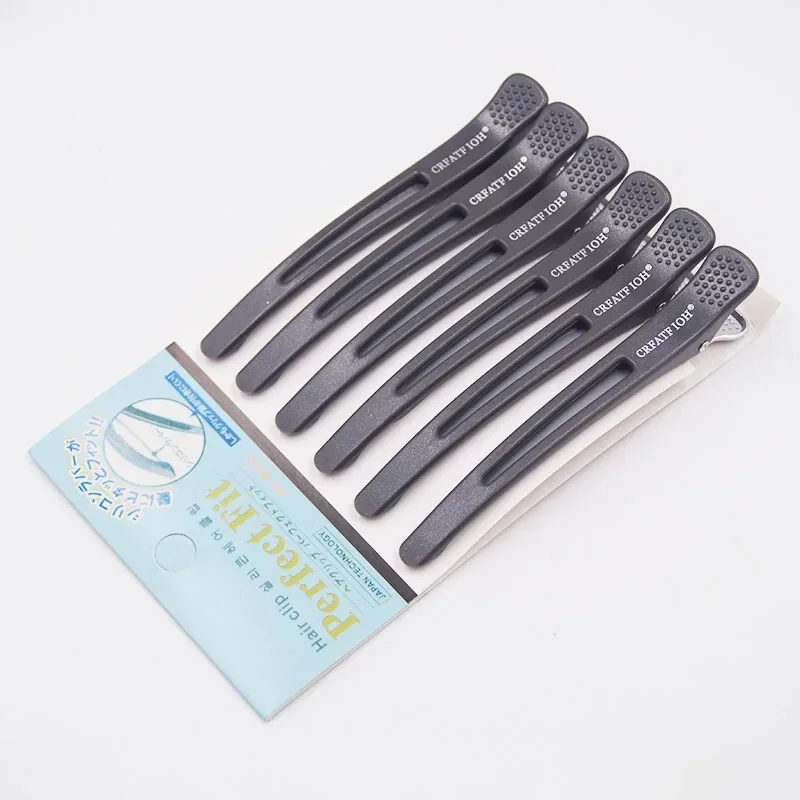 6Pcs Alligator Hair Clips Hairdressing Clamps Claws Section Clips Barber Crocodile Hairpin Salon Styling Tools Hair Accessories