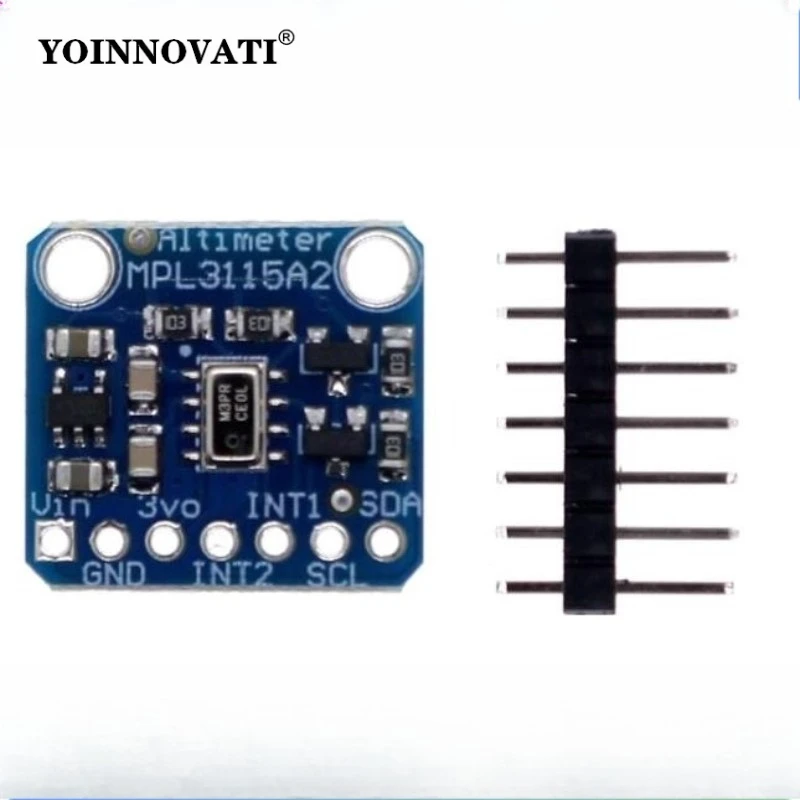MPL3115A2 Digital Pressure/Altitude/Temperature Sensor - MCU-3115 I2C Module for Arduino/Raspberry Pi Weather Stations