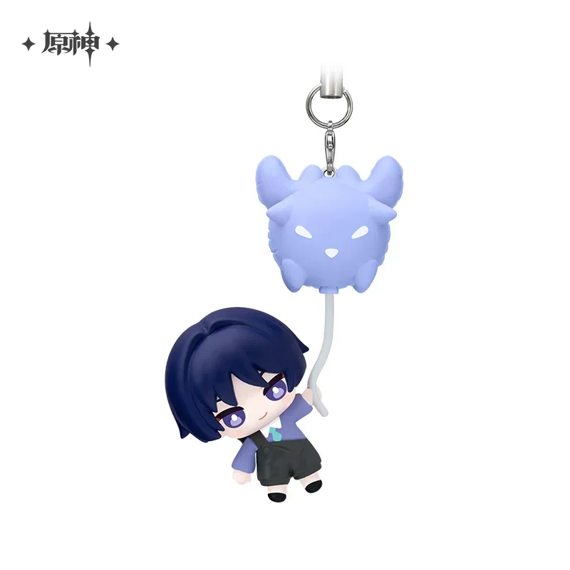 MiHoYo Official Genuine Genuine Impact Wanderer Columbina Arlecchino Anime Pendant Gift Box Keychain Cosplay Accessory Halloween