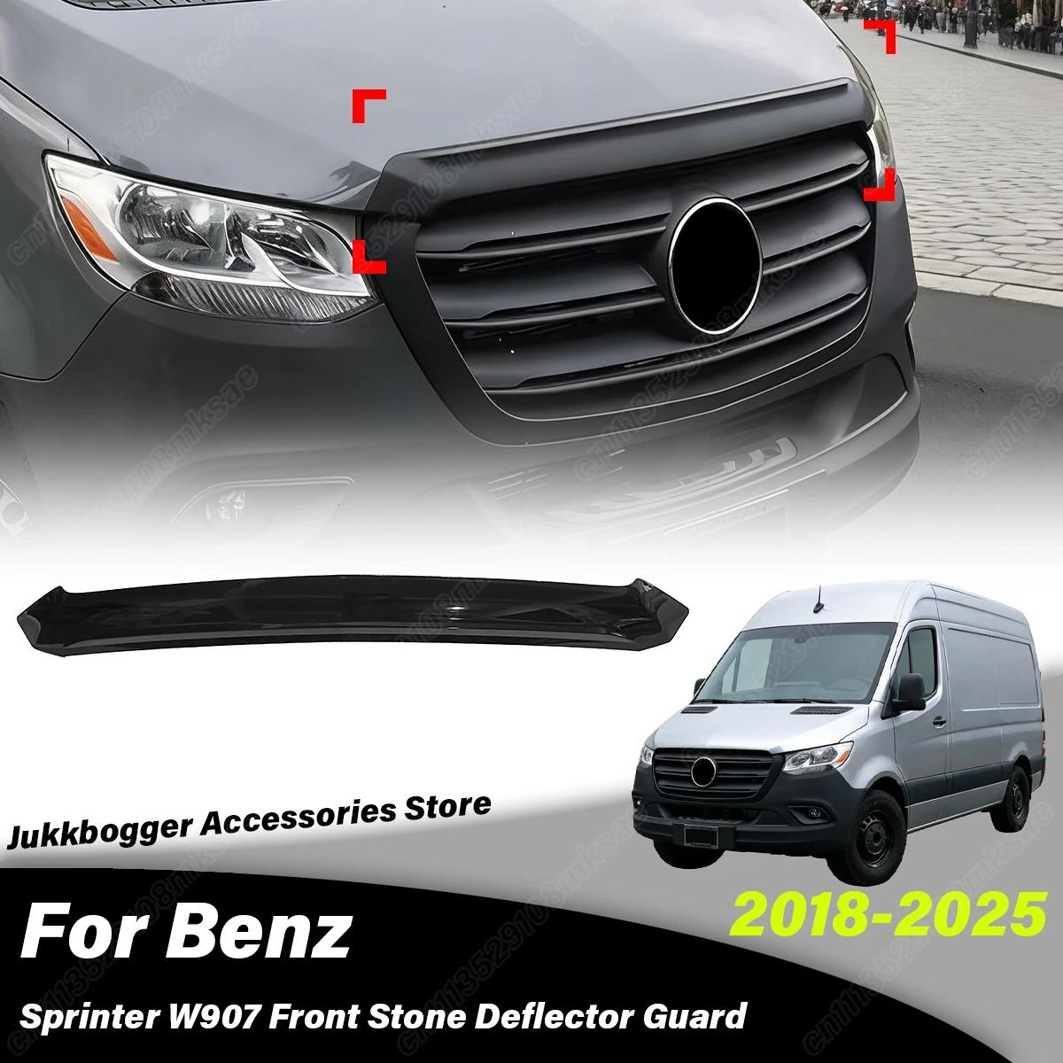 

For Mercedes-Benz Sprinter W907 2018 2019 2020 2021 2022 2023 2024 2025 Automobile Front Stone Deflector Guard Decoration Kit