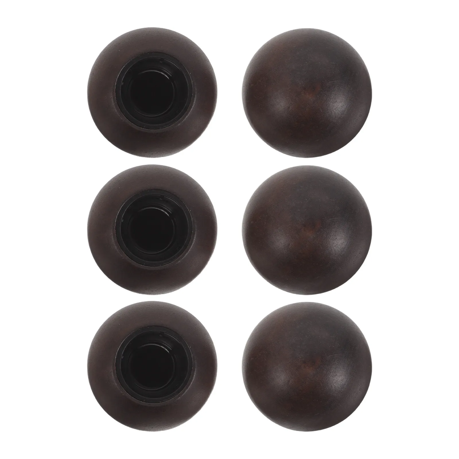 

Набор из 6 деревянных круглых колпачков для парфюмерных флаконов, 15 зубцов, герметичные, декоративные, для ароматических бутылок