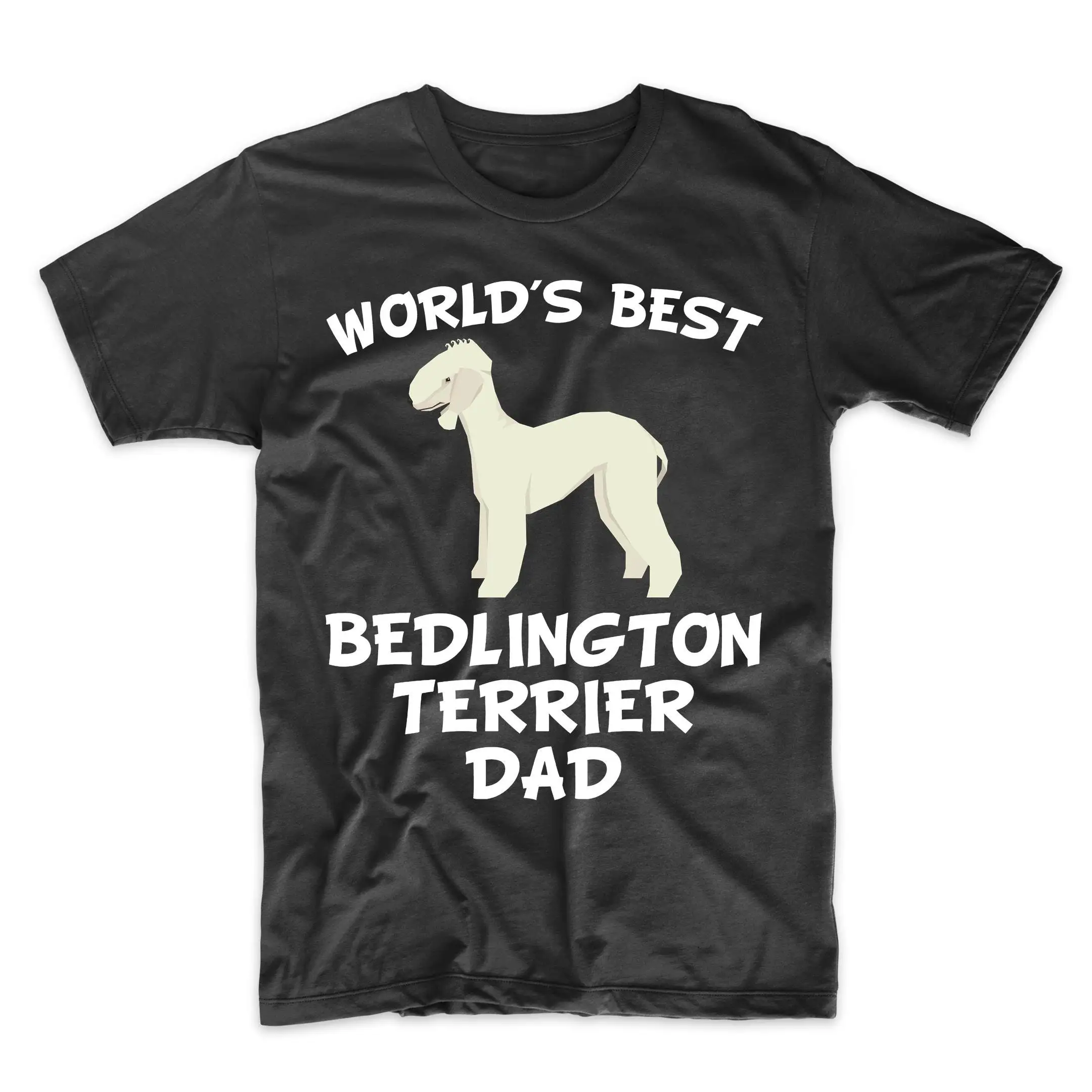 World'S Best Bedlington Terrier Dad T Shirt Dog Owner