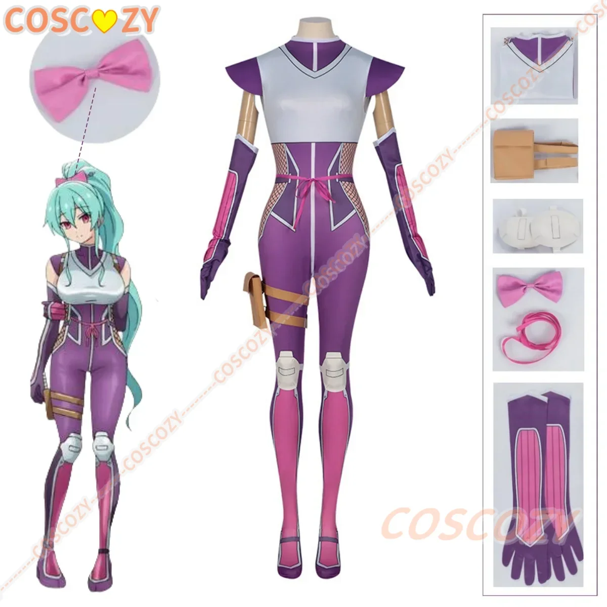 COSPLAY Anime I'm Living with An Otaku NEET Kunoichi Momochi Ayame Cosplay Costume Headwear Jumpsuit Halloween Jumpsuit Outfits