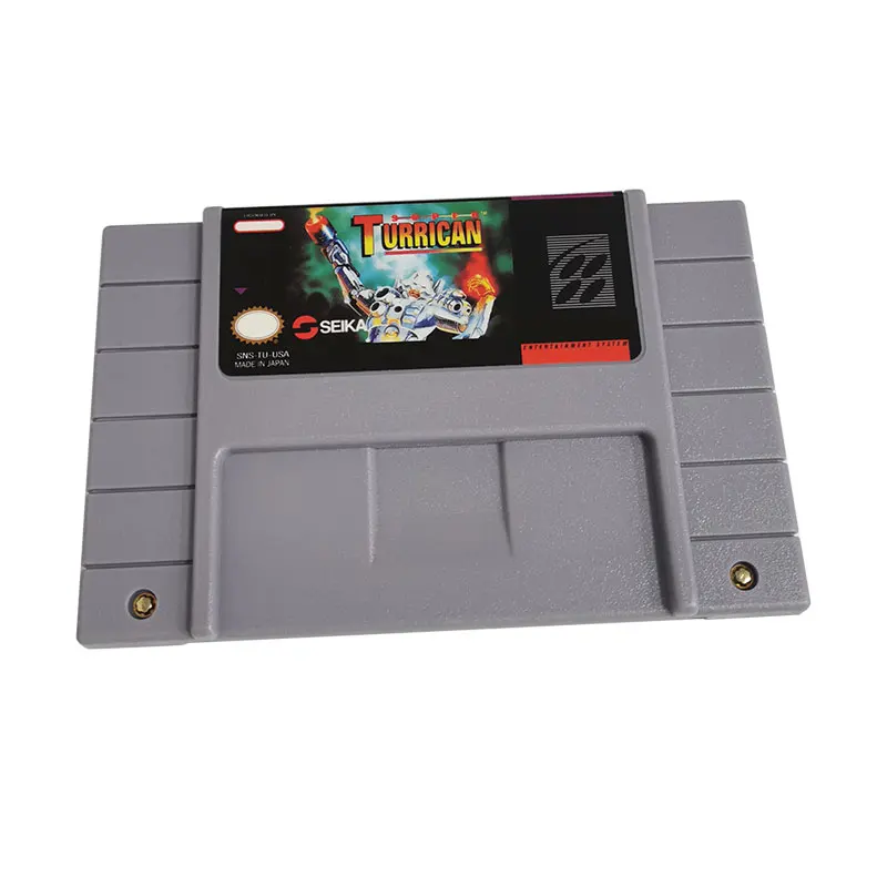 

Super Turrican - Super NES Games SNES Cartridge,Retro 16 Bit Card for Super Famicom SFC SNES Classic Console | US NTSC Version