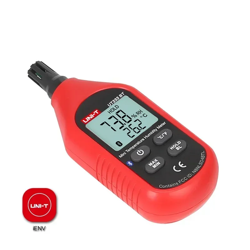 UNI-T UT333BT Thermometer Hygrometer Bluetooth Digital LCD Mini Temperature Humidity Meter Moisture Meter Sensor Thermometer