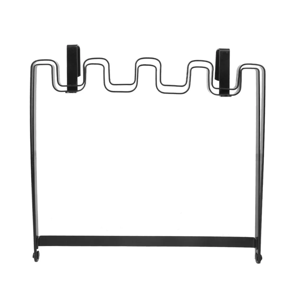 Foldable Trash Bag Holder Over Cabinet Door Hanging Type Waste Bag Rack Space-Saving Easy to Install Garbage Bag Hanging Rack