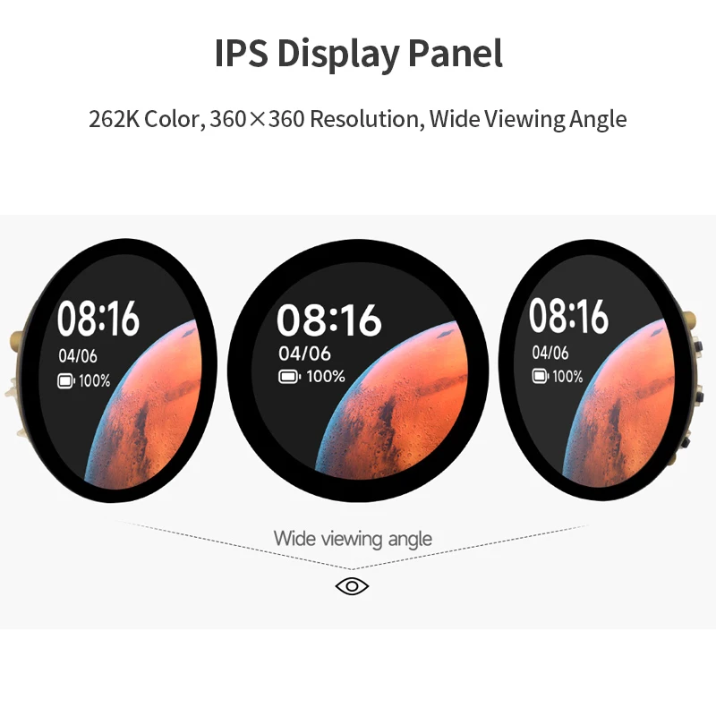 ESP32-S3 1.85 Inch Round Display Development Board 32-bit LX7 Dual-core Processor 360x360 Screen Supports WiFi & Bluetooth