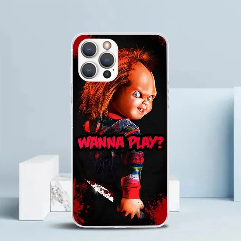 Chucky Child\'s Play Phone Case For IPhone 16 17 Air 16E 15 14 Plus 13 Mini 12 11 Pro Max 7 8 + SE 2020 Soft TPU Back Cover 16 17