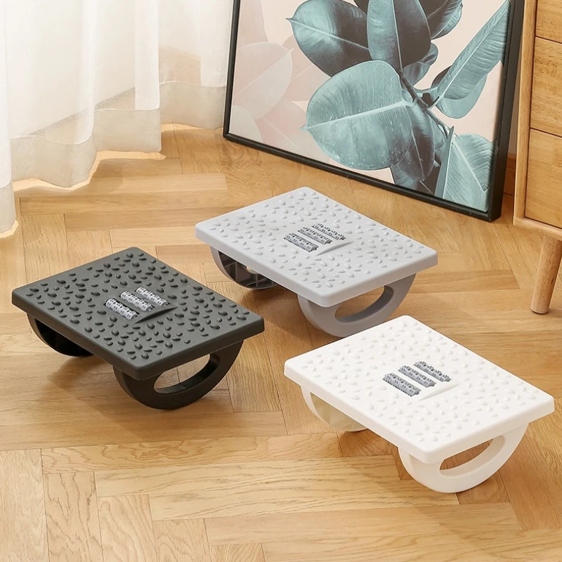 オフィス用ペダルスツール、足踏み防止、家庭用携帯性、デスク用フットレスト、リビングルーム家具、リポサピエ、エスクリトリオ、フットスツール