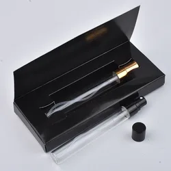 10pcs/30pcs/50pcs/Lot 10ml Clear Perfume Bottle With Gift packaging box Cosmetic Atomizer Spray Bottles Sample