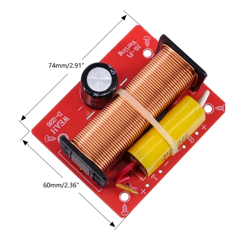 Separador sonido para sistemas doméstico, equilibra perfectamente los y los agudos