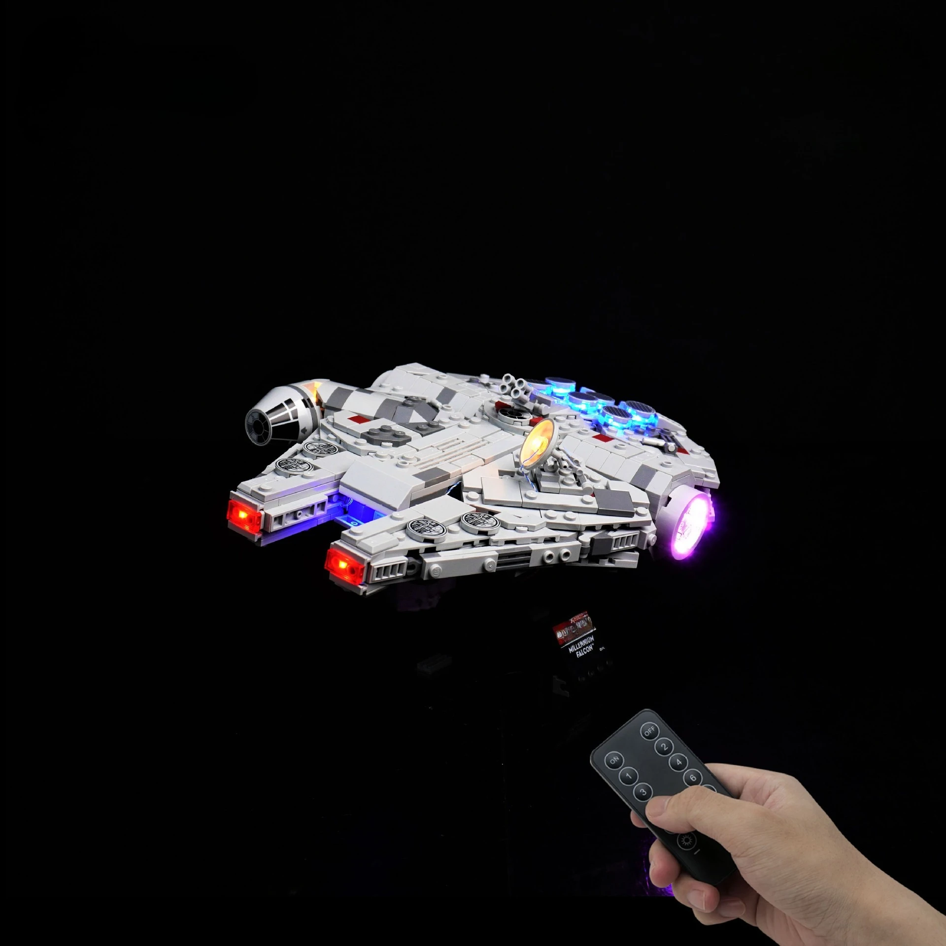 

Не включает модель, набор светодиодных фонарей для Millennium Falcon 75735, строительные блоки, кирпичи, набор игрушек для ламп «сделай сам»