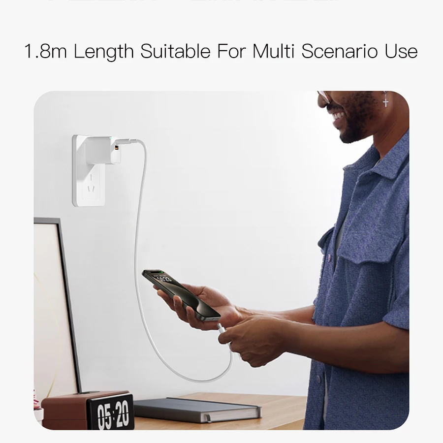 MFi Certified 30W Fast Charging Cable Type C To Lightning 2.4A Charger Cable For iPhone 14 13 12 11 Pro Max Xs SE 7 8 Plus iPad
