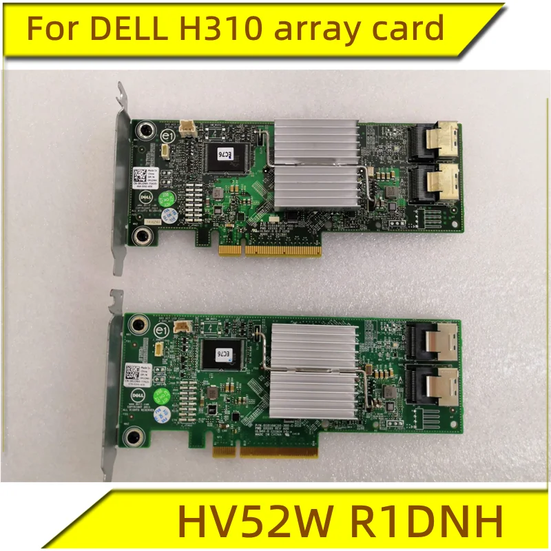 Original For DELL H310 array card PCI-E independent 6Gb array card HV52W R1DNH DELL server original array card