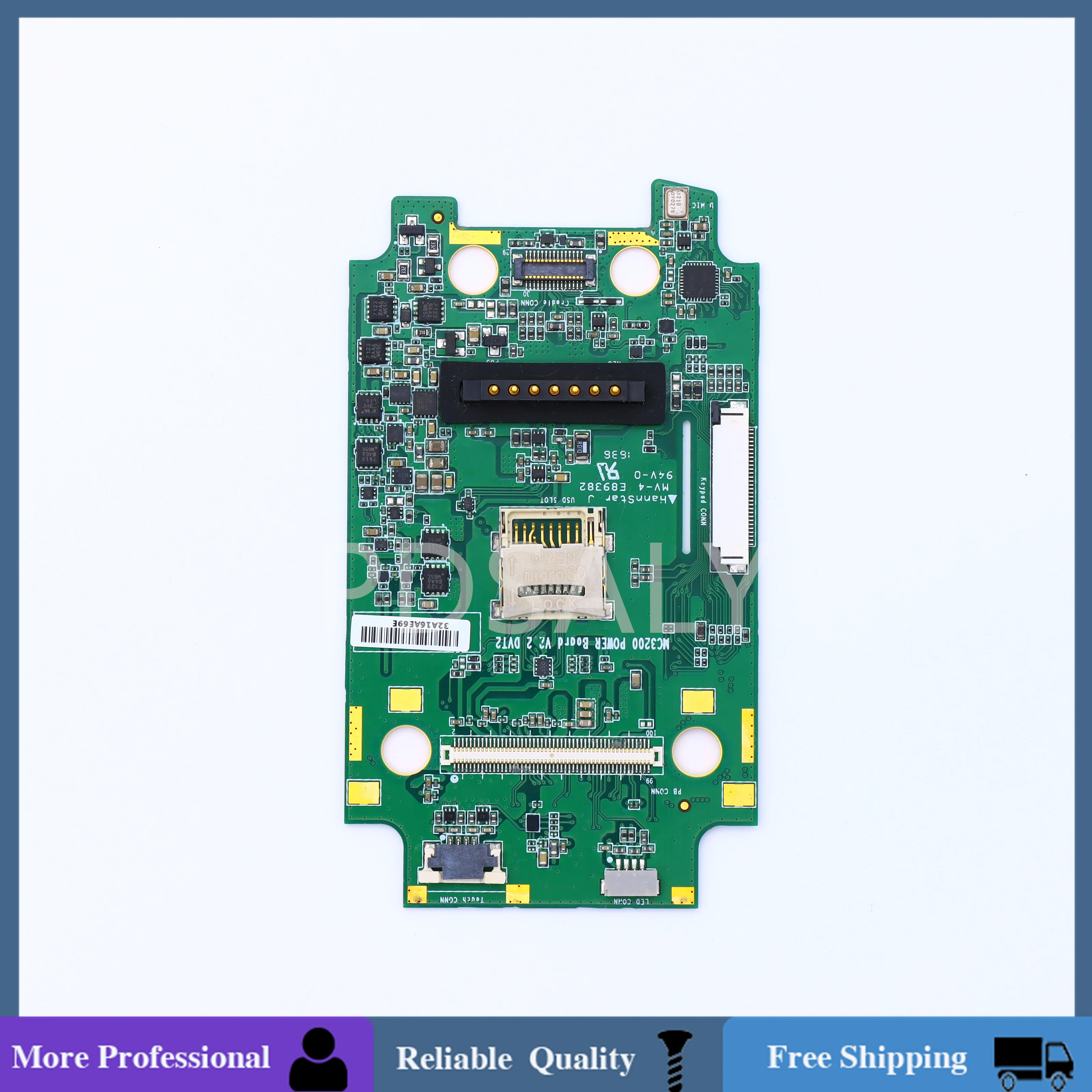 Power Board PCB SD Card For Motorola Symbol  MC3200 MC32N0 Barcode Scanner