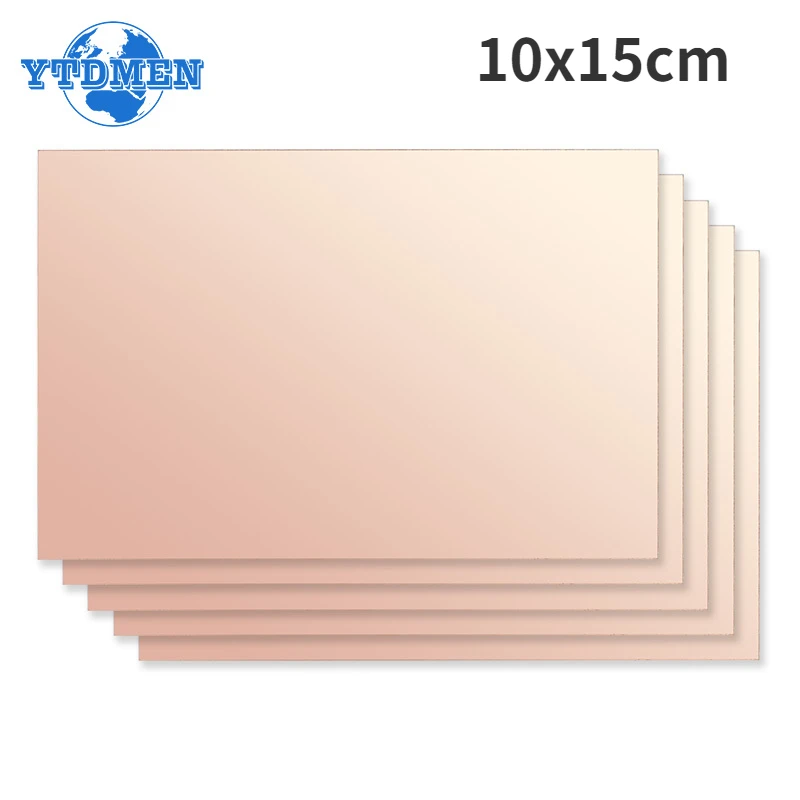 10PCS FR4 Copper Clad Board 10x15cm Single Sided PCB Prototype Boards