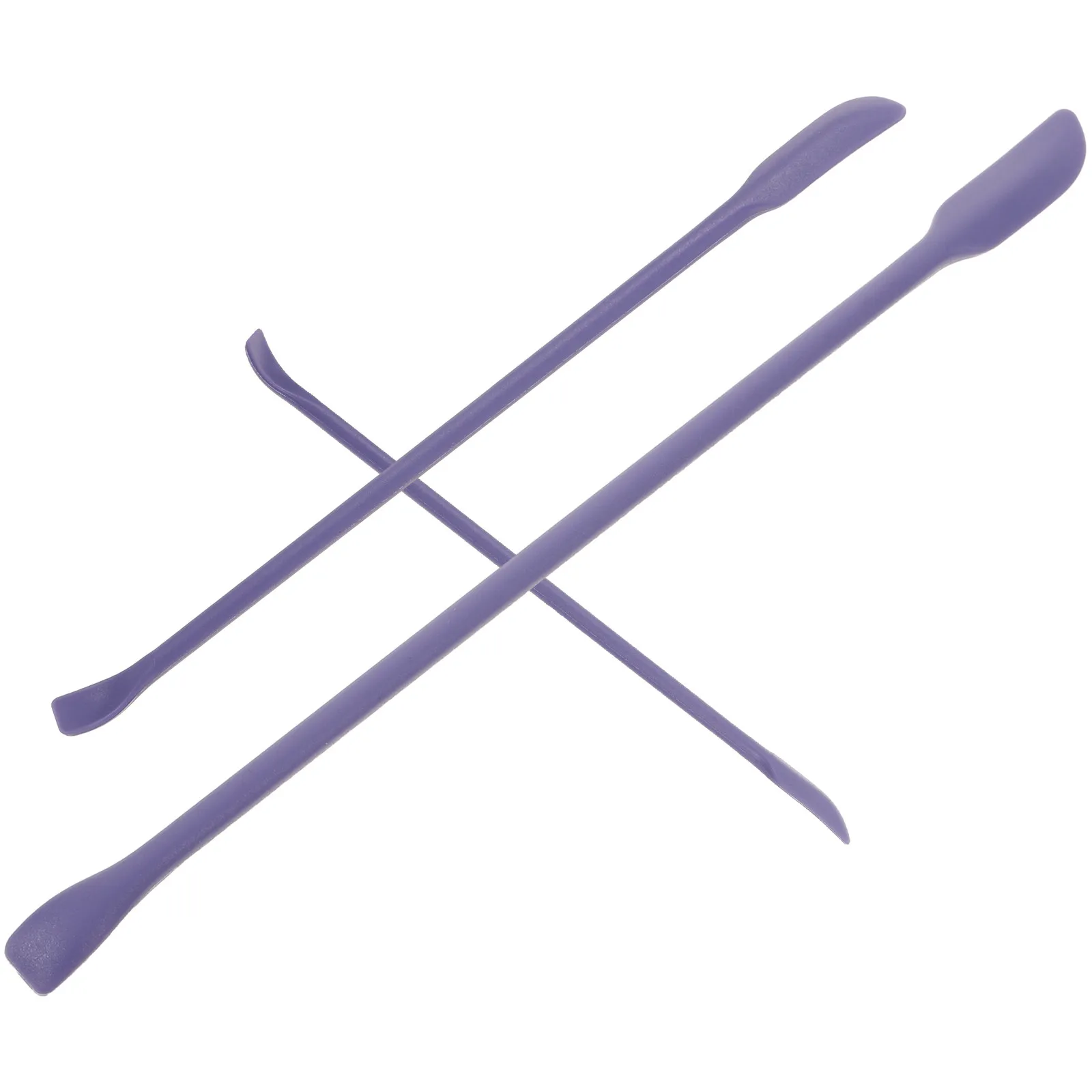 

3Pcs Mini Spatula Set Silicone Reusable Skincare Tool for Precise Application Stylish Portable Beauty Essentials