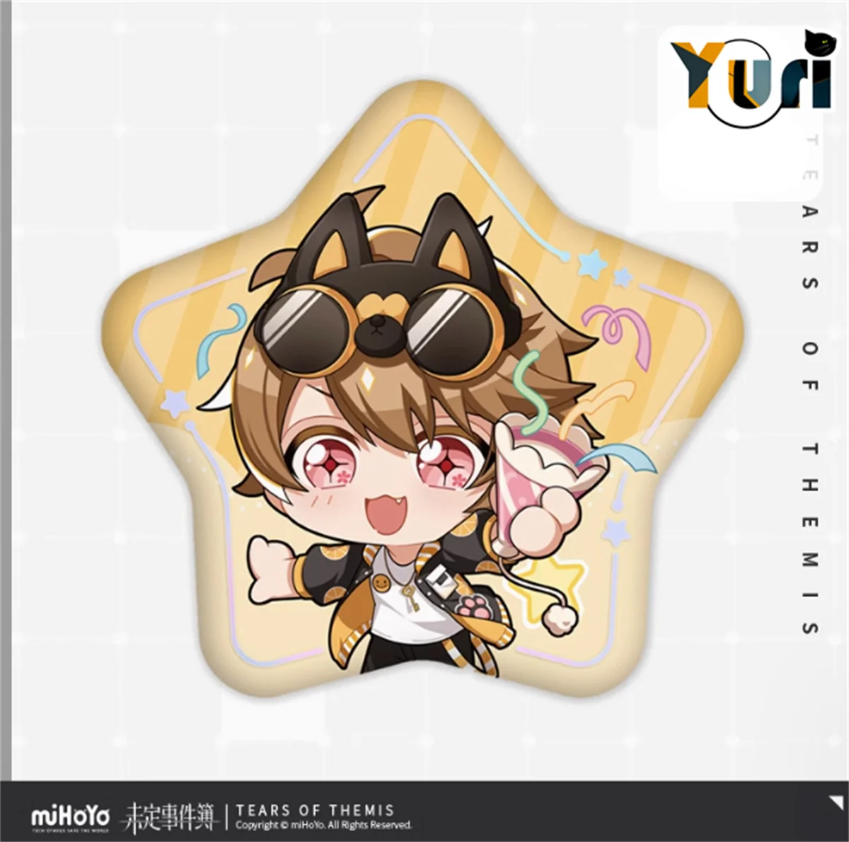 Tears of Themis Luke Xia Yan Artem Zuo Ran Vyn Mo Yi Marius Lu Jinghe Official Star special Shaped Badge Cosplay Gift Limited