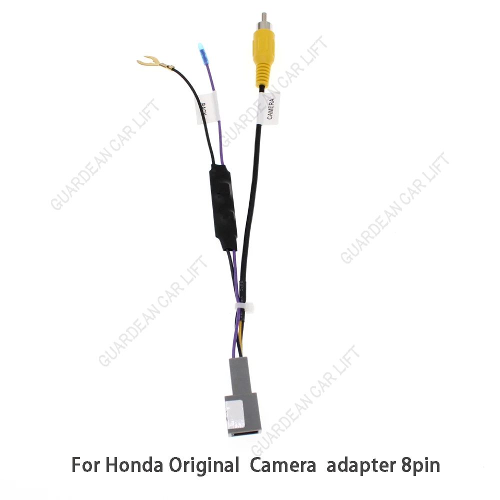 8/24Pin Car Audio Parking Wire Adapter Rear Camera Video Plug Converter Cable For Honda Original Factory Car Camera Video Output
