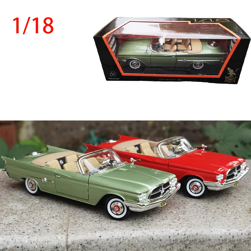 

Модель автомобиля 1/18 литая Chrysler модель автомобиля 1960 Chrysler 300FC модель автомобиля из сплава игрушки для мальчиков коллекция Подарочная оригинальная коробка