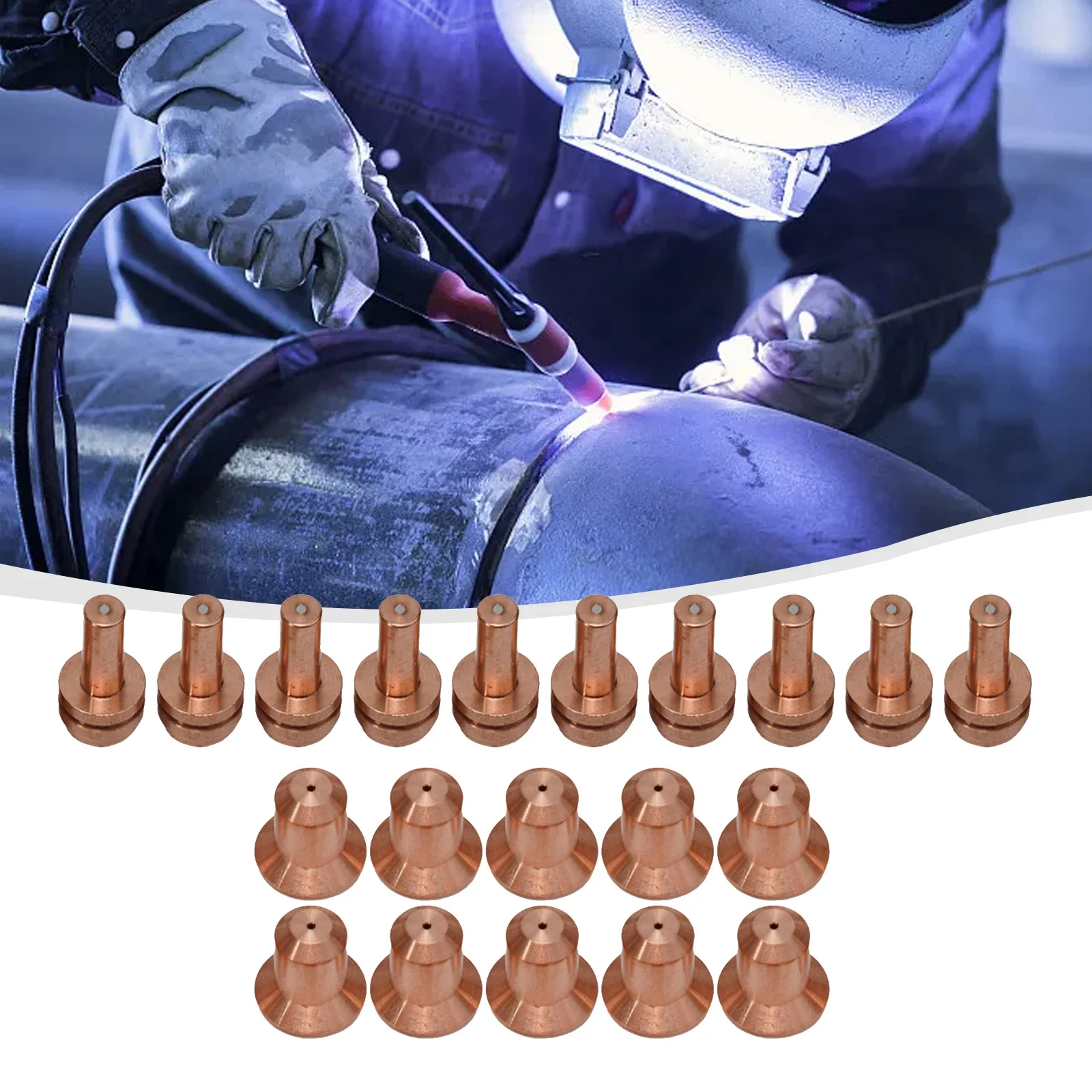 

Plasma Electrodes Plasma Tips 176655 Electrodes Plasma Torch 176656 Tips 20pcs 25C/27C 375Xtreme Accessories Business Industrial