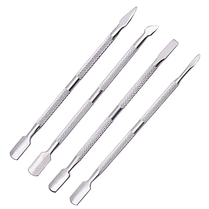 

1Pcs Stainless Steel Cuticle Remover Double Sided Finger Dead Skin Push Nail Cuticle Pusher Manicure Nail Care Tool Accessories