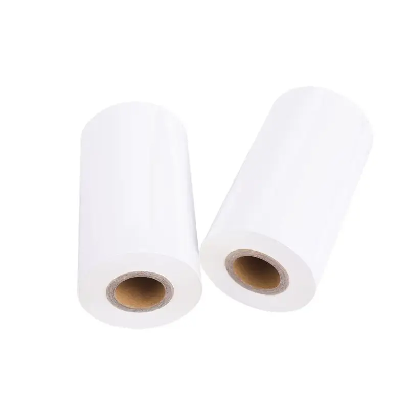 Super white resin ribbon Alcohol resistant 200M matte black label printing PET thermal transfer barcode printer ribbon roll