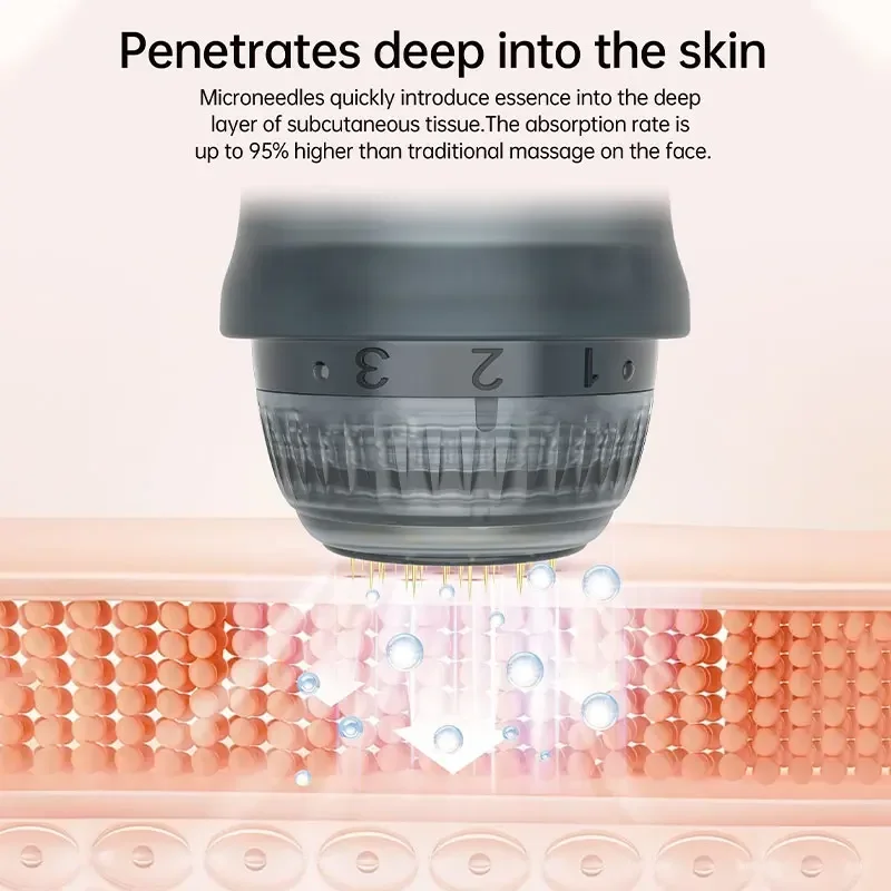 HN30 Needle Cartridge 3 Level Adjustable Lliquid Output For Hydra Needle 30 Microneedle Pen Hair Growth Skin Care Facial