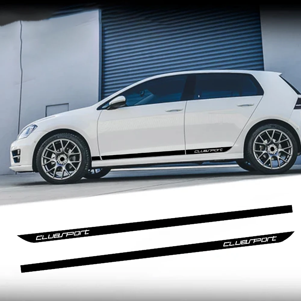 

Car Side Door Long Stripes Stickers for Volkswagen VW Golf 7 MK7 Vinyl Film Decals Automobiles Styling Tuning Auto Accessories