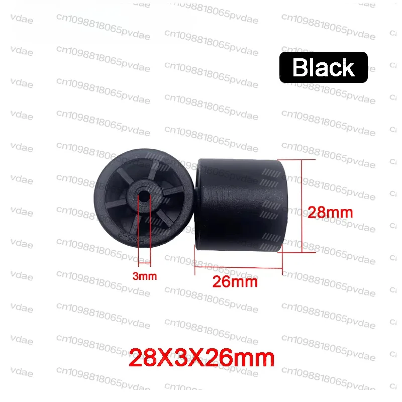 Tool Parts100pcs Plastic Roller Bracket Roller for Conveyor/supporting Wheel  for Conveyor Edgebanding Machine Parts  BKR008