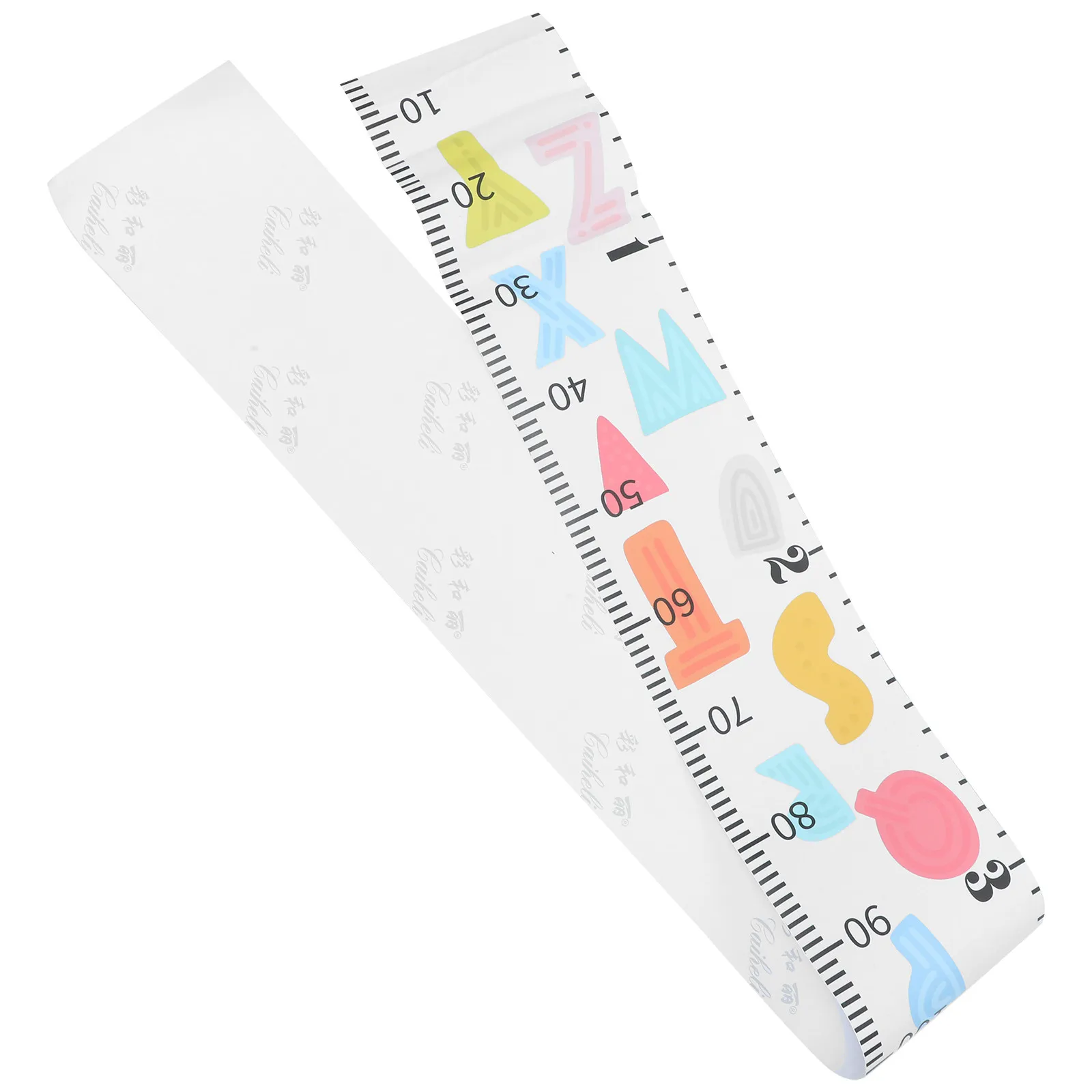 

Height Wall Sticker Kids Growth Chart Decorative Wood PVC Measuring Cartoon Height Measurement Chart For Kids Room Bedroom