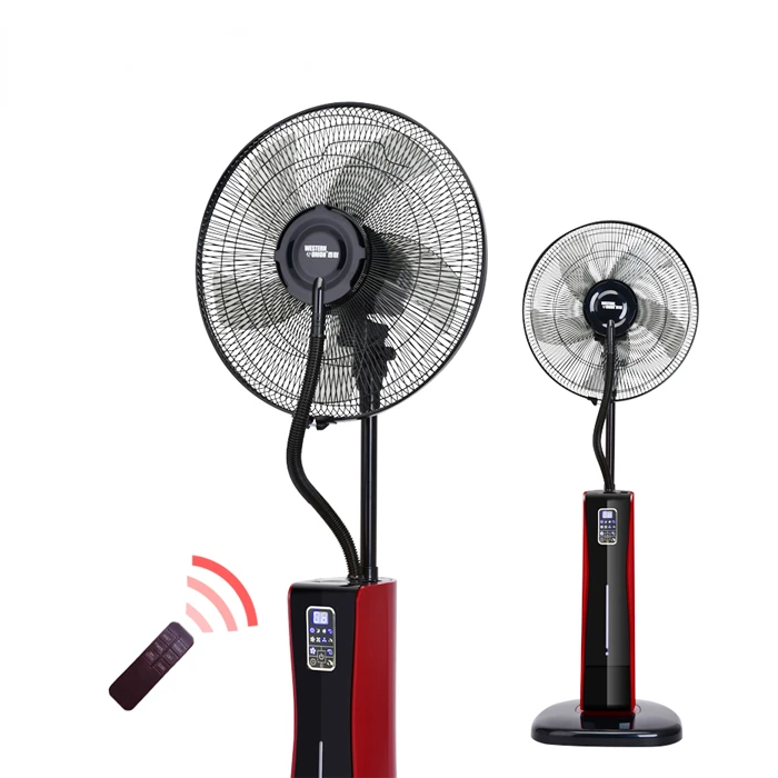 16 'Red Spray Floor Fan Home Drive Insect Insect Mute and Remote Control Fan