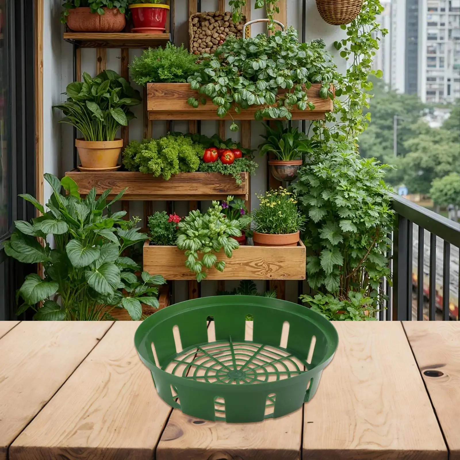 

For Flower Bulb Plant Basket Set of 6 Conveniently Lightweight for Easy Transportation Perfect Addition to Your Garden