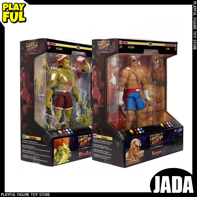 

Новинка в наличии, оригинальный уличный истребитель Jada 6 Blanka Viktor Sagat, аниме-фигурка 15 см, Viktor Sagat, экшн-фигурка, игрушки на заказ, подарок