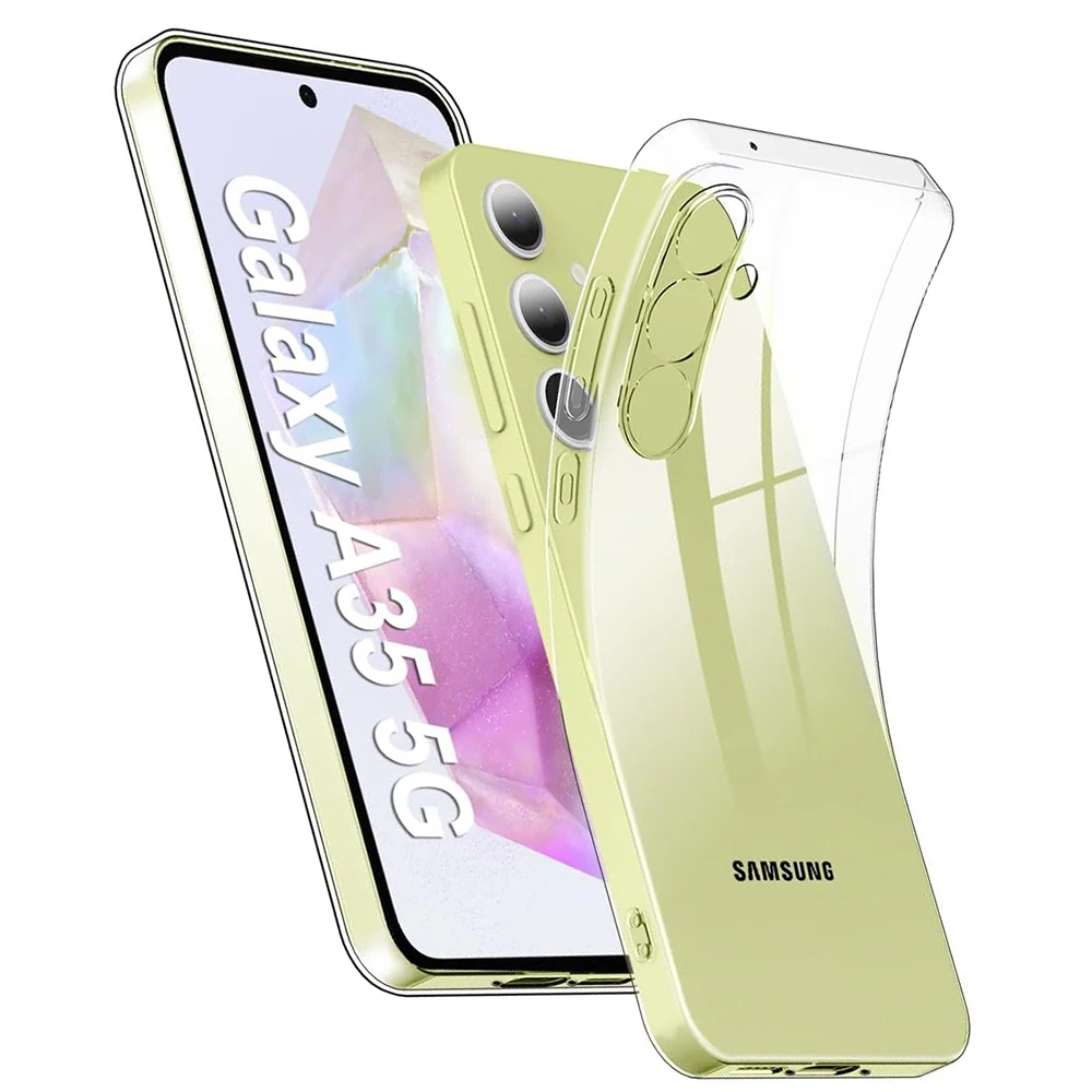 Ultra Thin Silicone Soft Case For Samsung Galaxy A16 A06 A55 A35 A25 A15 A05S A05 A14 A24 A54 A34 A53 A33 A23 A73 A13 Back Cover