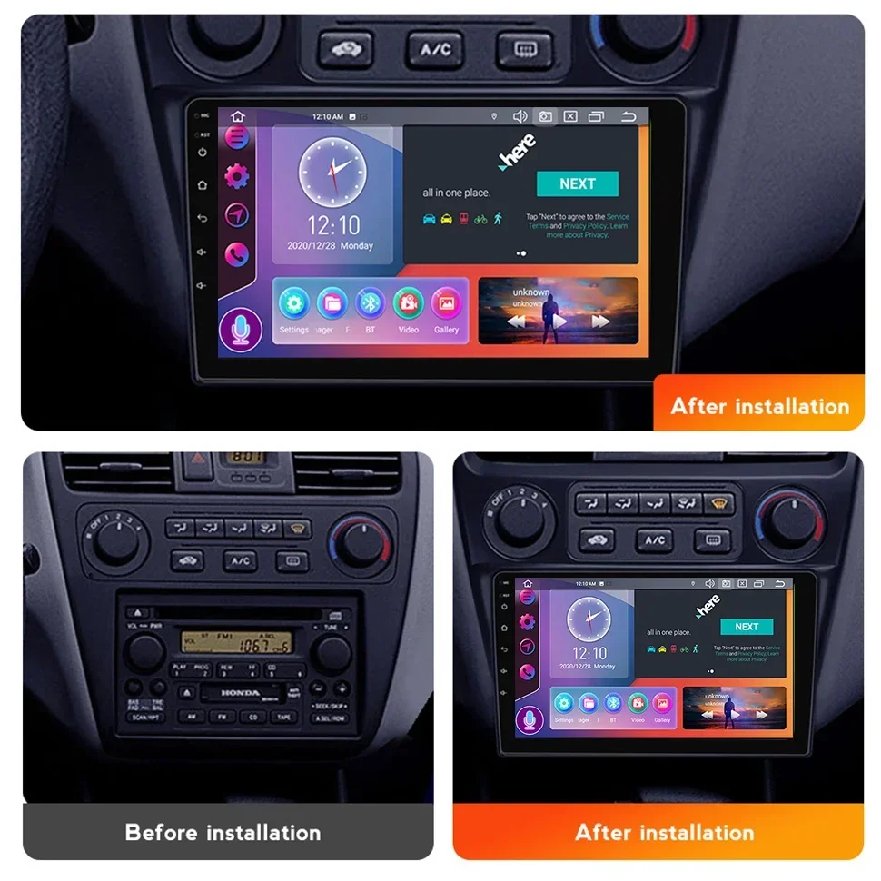 SEPTON Android Car Stereo Radio CarPlay for Honda Accord 6 1997-2003 Navigation GPS 8core Navi WIFI 4G Car Audio System in House