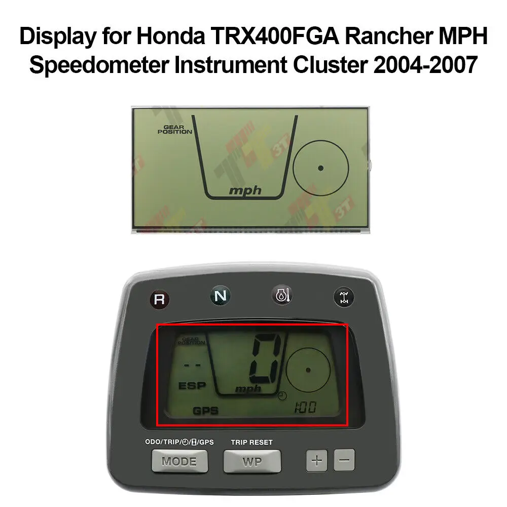 

LCD Display for Honda TRX400FGA Rancher MPH Speedometer Instrument Cluster