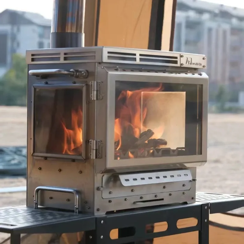 High-quality High-calorific Value Stainless Steel Winter Camping Heating Tent Stove Wood-burning Stove