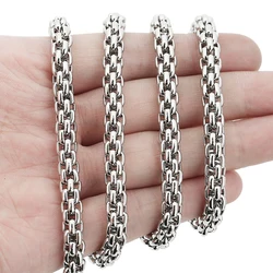 1 Meter Stainless Steel Heavy Punk Necklaces Chains Chunky Knot Snake Chain DIY Jewelry Findings Making Handmade Bracelets