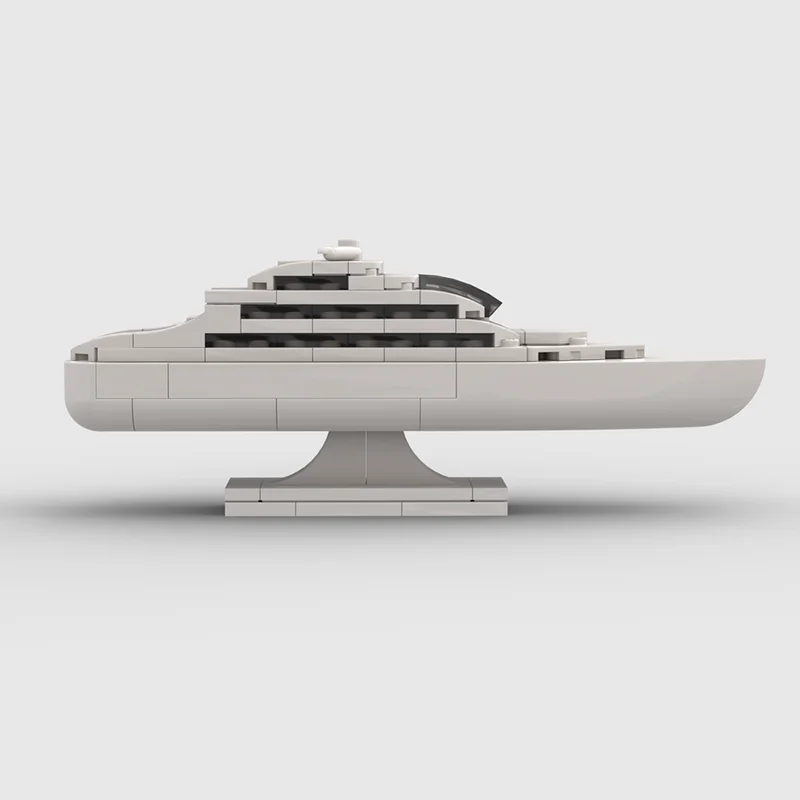 129개 MOC 보트 마이크로 요트 모델 블록 조립 크리스마스 선물 DIY 조립 창의적 교육 블록 장난감 아이디어