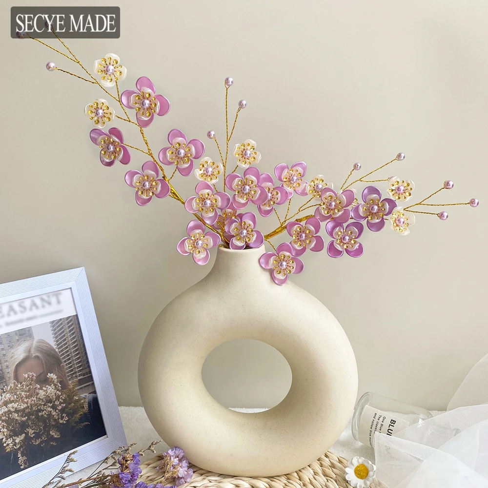 

1/3PCS Exquisite Wedding Decoration Simulation Cherry Blossom Bouquet Artificial Flower Arrangement Desktop Decoration K99