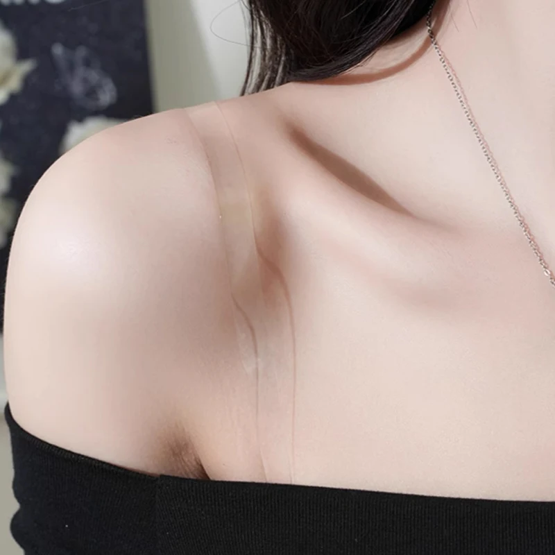 Tirantes invisibles transparentes antideslizantes sin costuras para sujetador, tirantes de repuesto cómodos para ropa interior femenina, para vestidos de noche y fiestas.