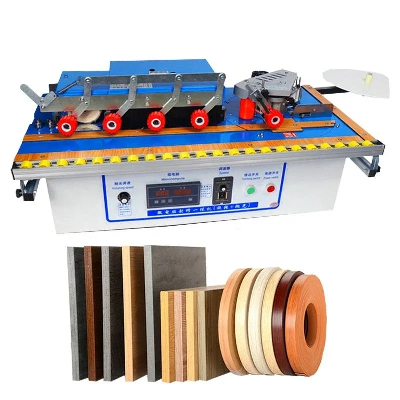 Woodfung Small Edge Banding Machine Board Curve Edge Banding Machine