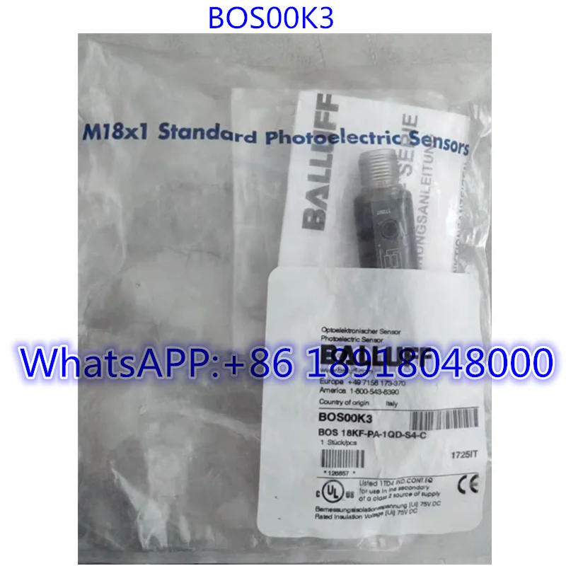 

Brand New BOS00K3 Sensor BOS 18KF-PA-1QD-S4-C Fast Shipping